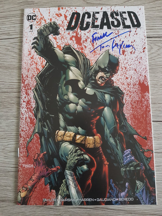 Dceased #1 Signed by creator Tom Taylor and artist David Finch !!!
