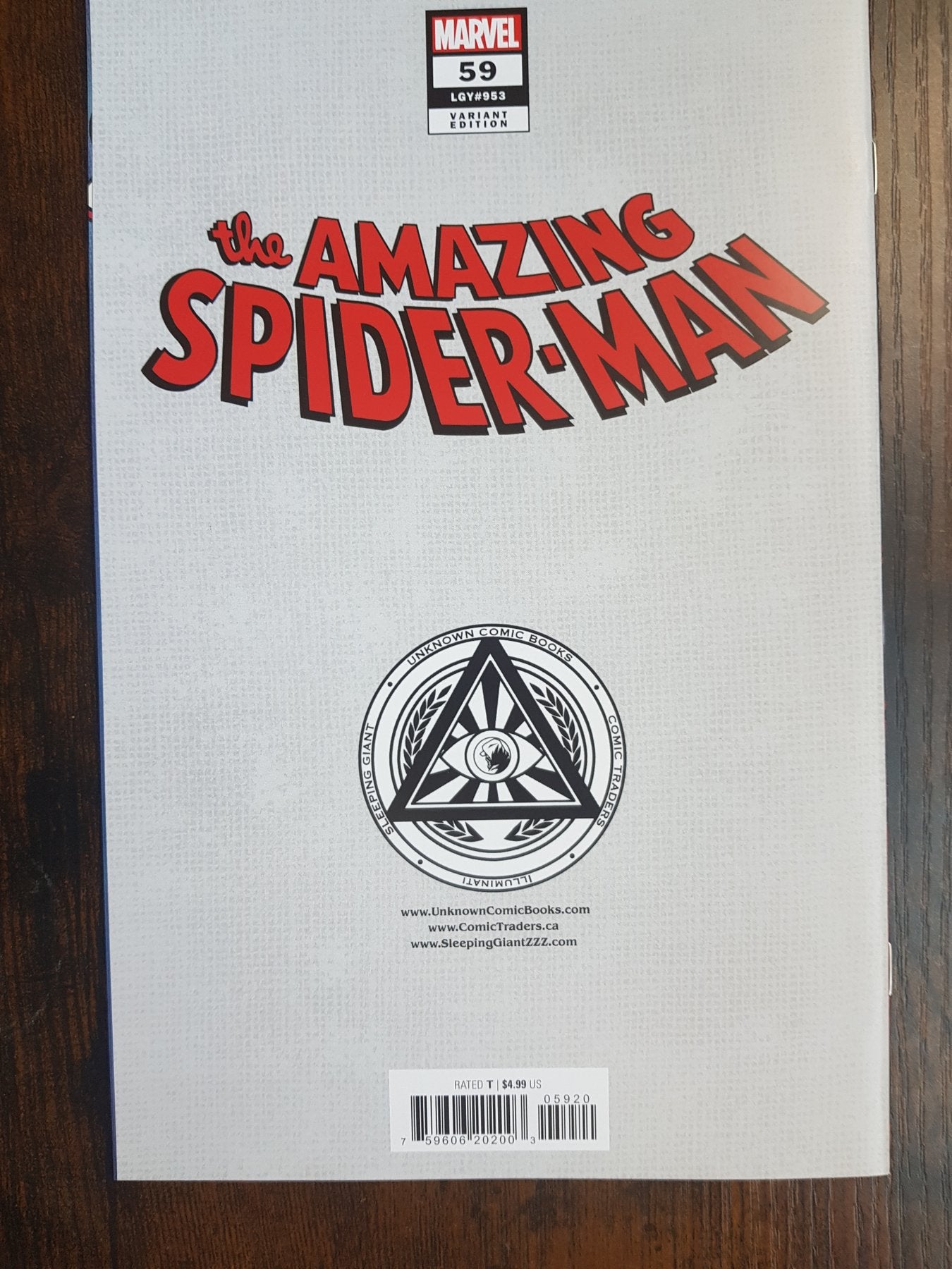 Amazing Spider-Man #59- Signed by Nathan Szerdy + COA