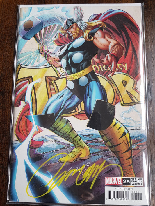 Thor #25 - Signed by J. Scott Campbell !!