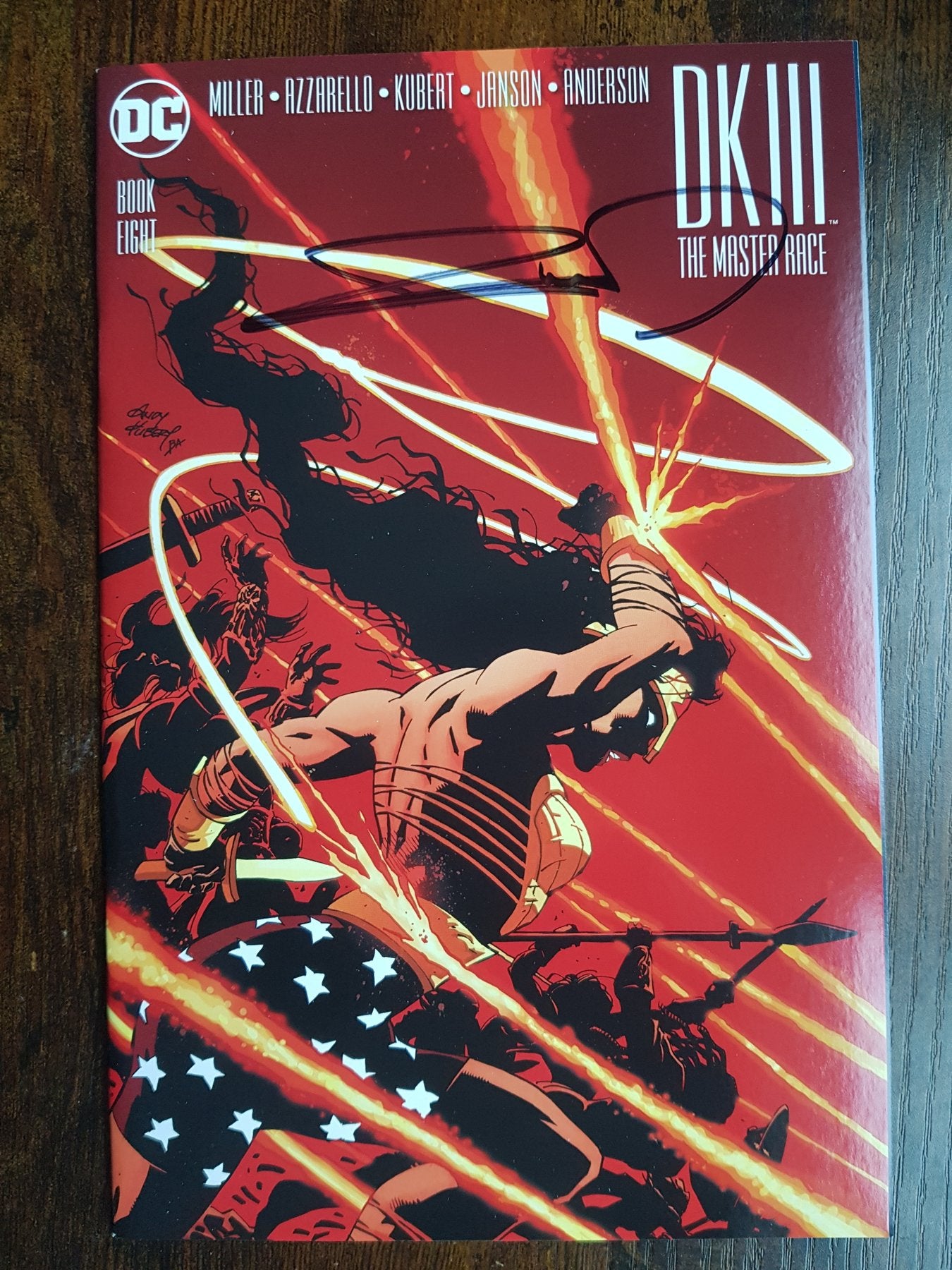 Dark Knight III: The Master Race #8 Signed by CREATOR FRANK MILLER