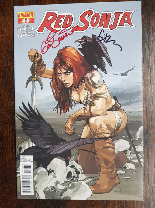 Red Sonja #1 Signed by Gail Simone and Jenny Frison