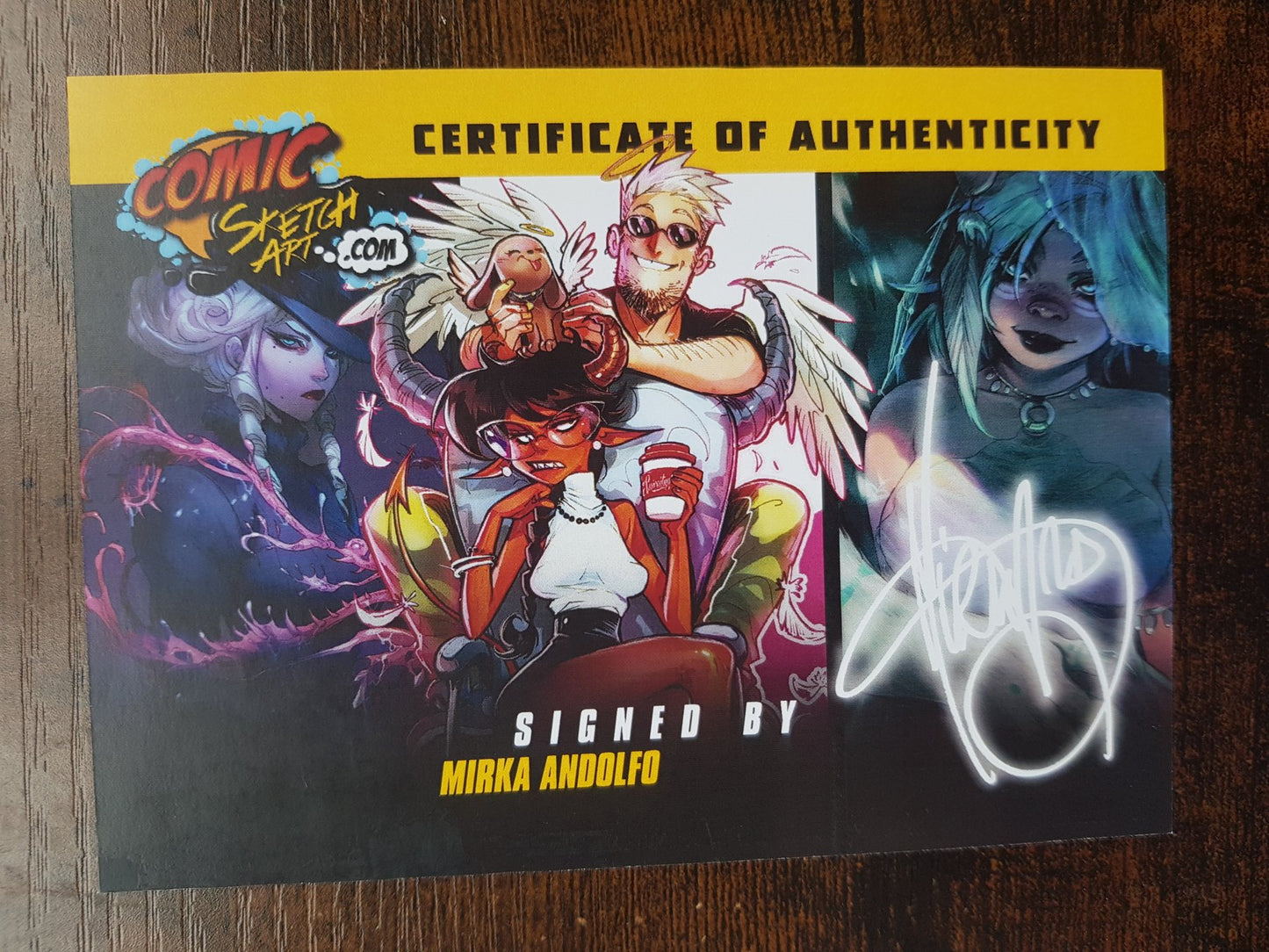 Mirka Andolfo's Un/Sacred #5 - Signed by creator Mirka Andolfo ! SOLD OUT Only one ! With COA !