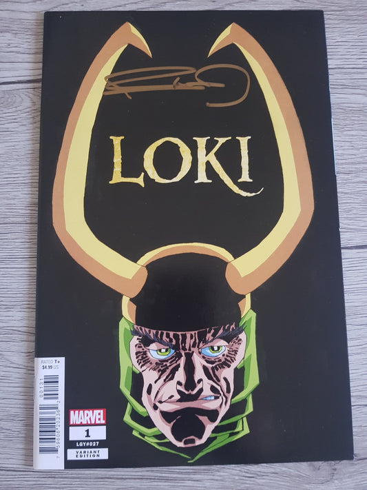 Loki #1 Frank Miller Variant Signed by creator Frank Miller !!