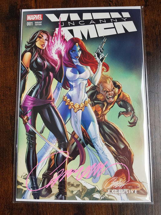 Uncanny X-Men #1 Signed by J.Scott Campbell