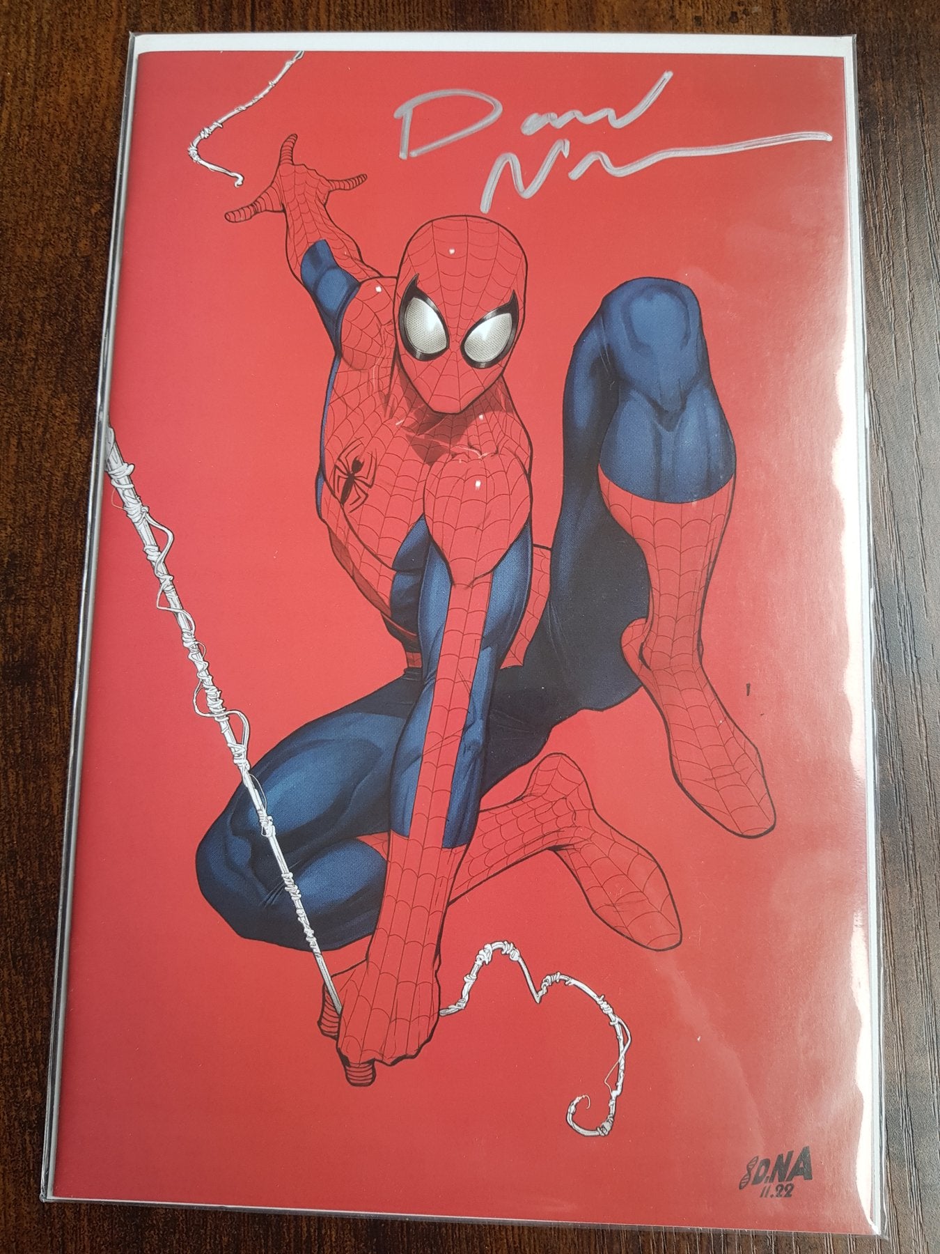 Amazing Spider-Man #19 " Spider-Man Cover" - Signed by Artist David Nakayama