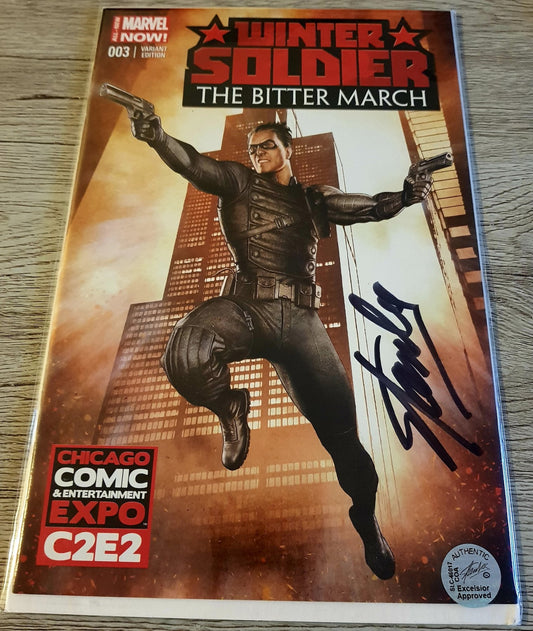 Winter Soldier The Bitter March #1 Signed by Stan Lee