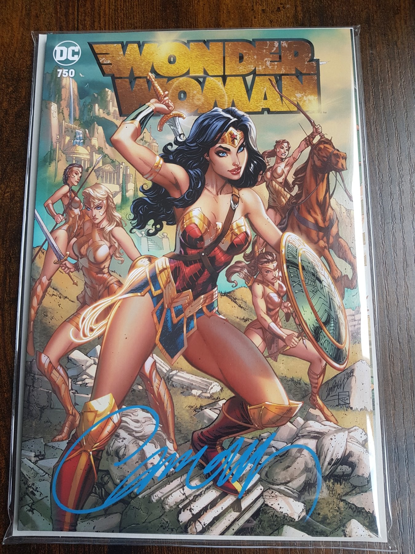 Wonder Woman #750 JSC EXCLUSIVE Signed by J Scott Campbell