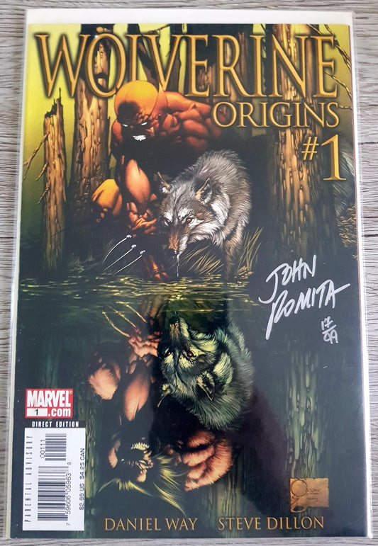 Wolverine: Origins #1 Signed by Marvel LEGEND J. Romita SR