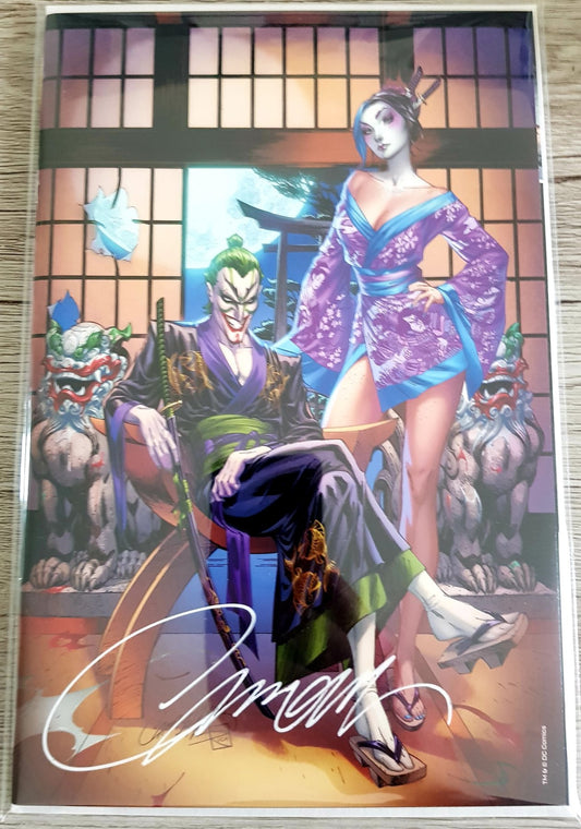 The Joker #1 Joker in Japan / JSC EXCLUSIVE Cover Signed by J.Scott Campbell !!
