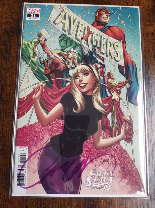 Avengers #31  Signed by J.Scott Campbell