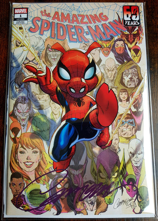 Amazing Spider-Man #1 - JSC Artist EXCLUSIVE !! - Signed by J.Scott Campbell !!