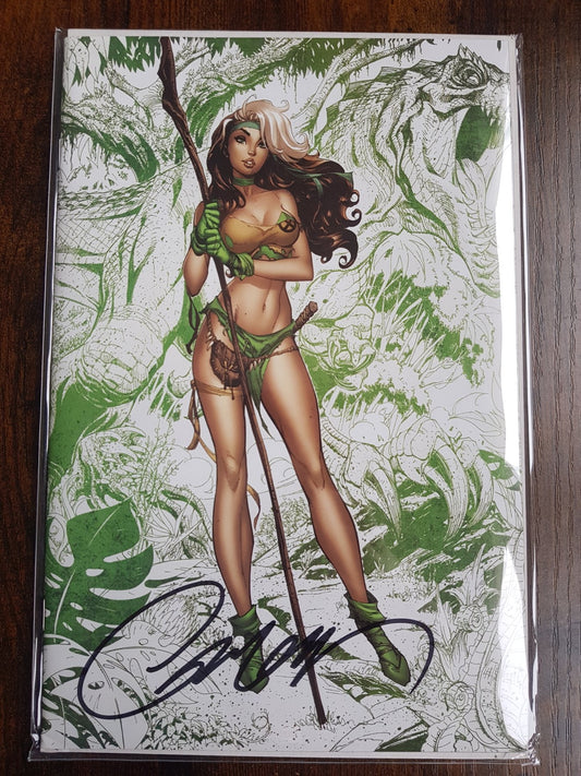 Uncanny X-Men #12  Rogue 'sketch' Signed by J.Scott Campbell