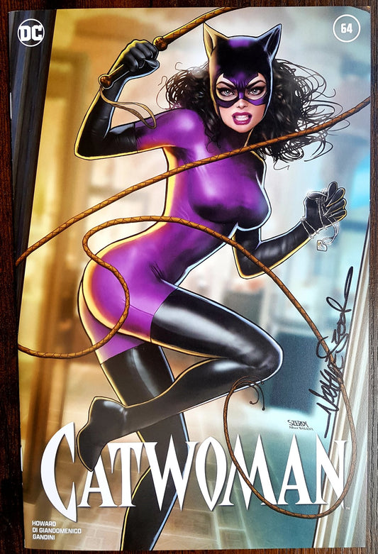 Catwoman #64 - Signed by Nathan Szerdy + COA